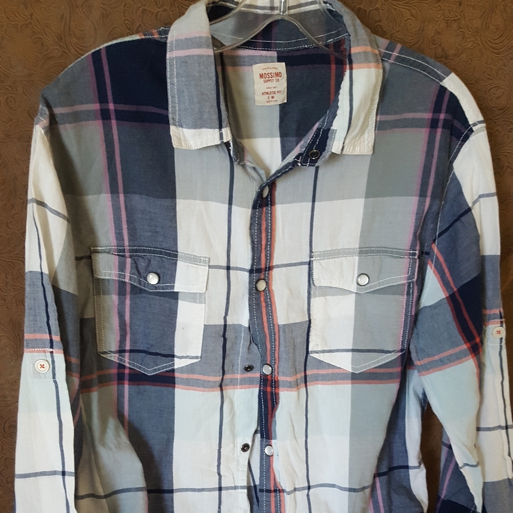 Men's Mossimo snap up shirt size M